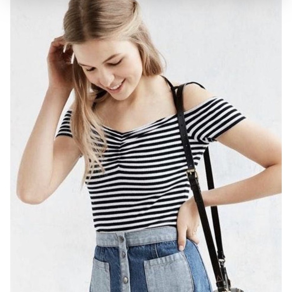 Striped crop top